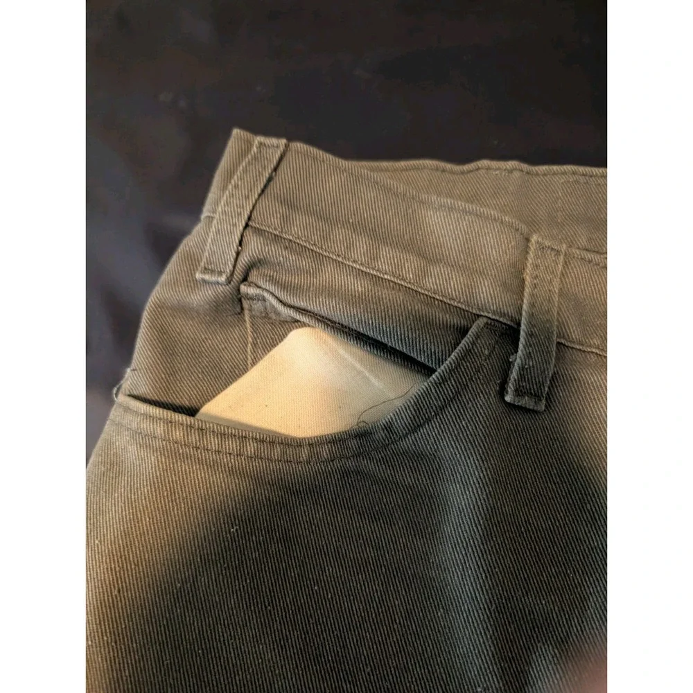 Levi Strauss & Co Mens Gray Denim Jeans Regular Fit Straight 504 Size 40x32